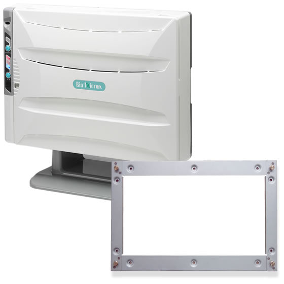 BM-H101A-SET-03: 【タバコ専用におすすめ】業務用・空気清浄機 バイオミクロン BM-H101A セットC (本体/壁掛け用金具)
