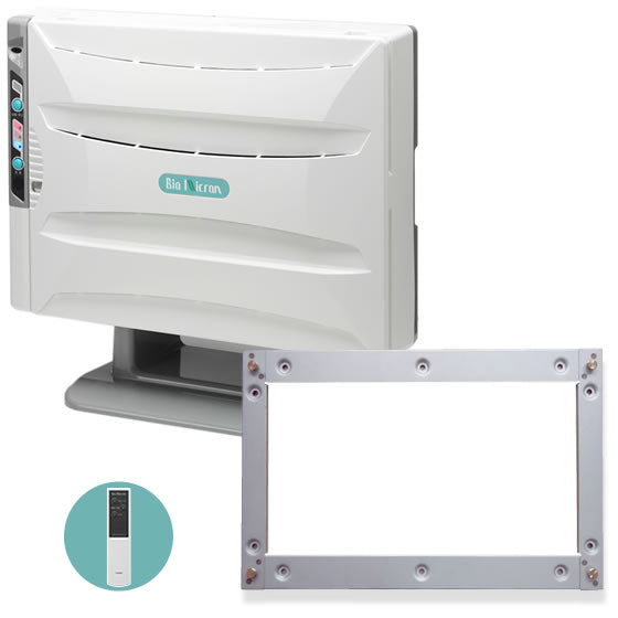 BM-H101A-SET-05: 【タバコ専用におすすめ】業務用・空気清浄機 バイオミクロン BM-H101A セットE (本体/壁掛け用金具/リモコン)