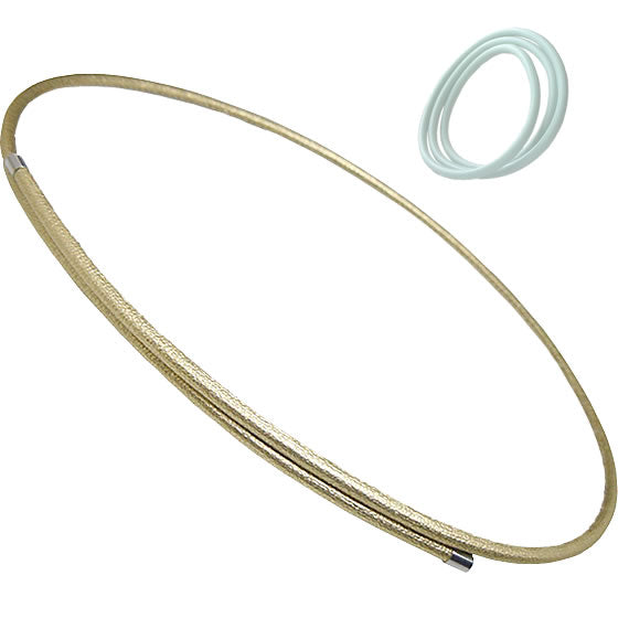 ULTRA-NEO-GOLD: 【医療機器 認定】肩こりに 磁気ネックレス ウルトラネオ 男女兼用・フリーサイズ (40～50cm) (ブレスレット付き)